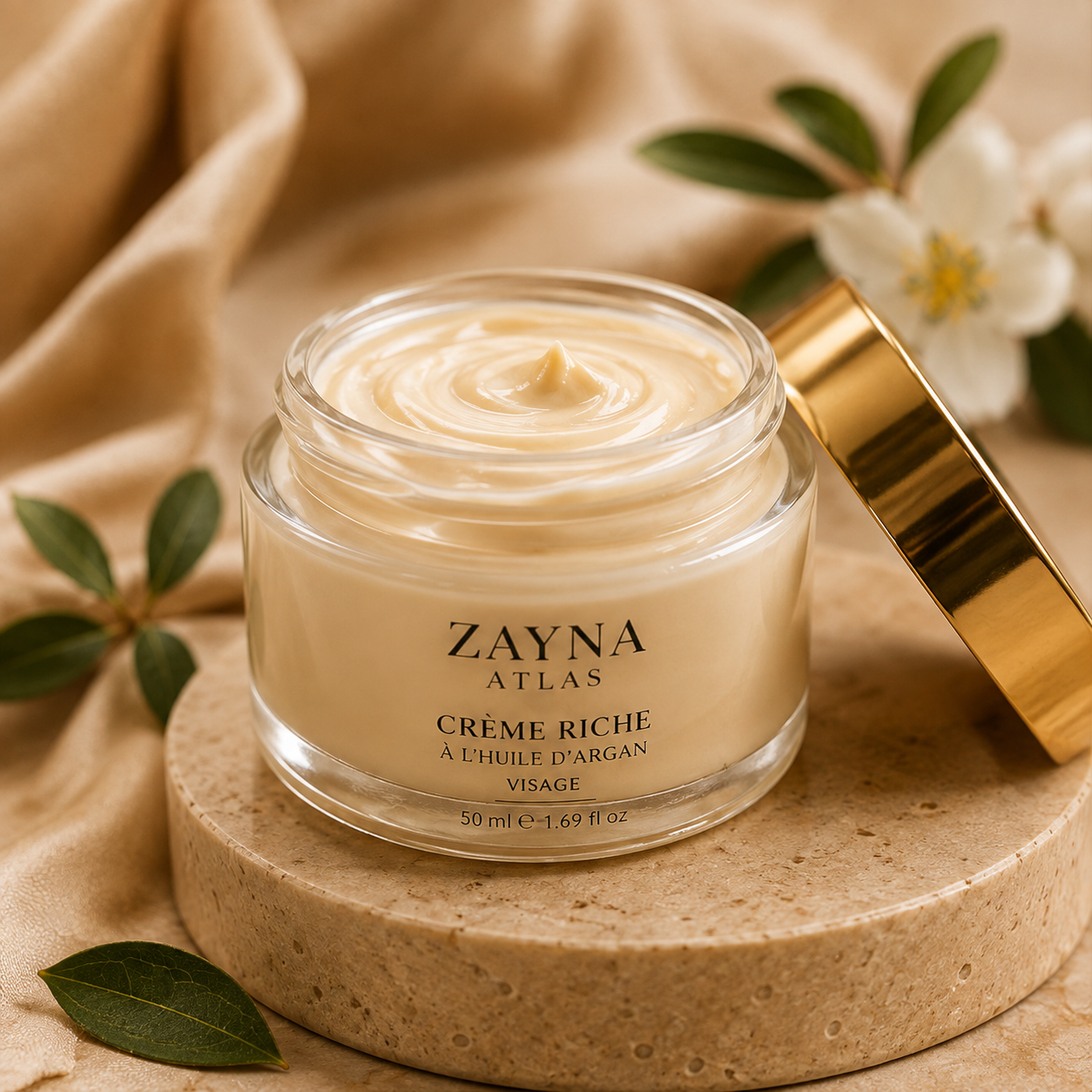 Creme riche Zayna Atlas