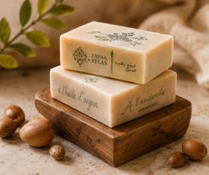 Savons artisanaux Zayna Atlas à l’huile d’argan
